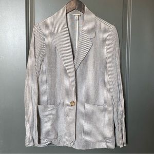 A New Day Striped Oversized Blazer